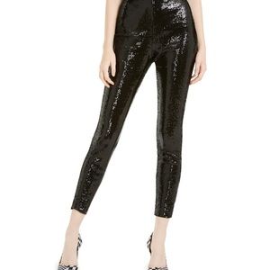 INC Sequined Skinny Ankle Pants